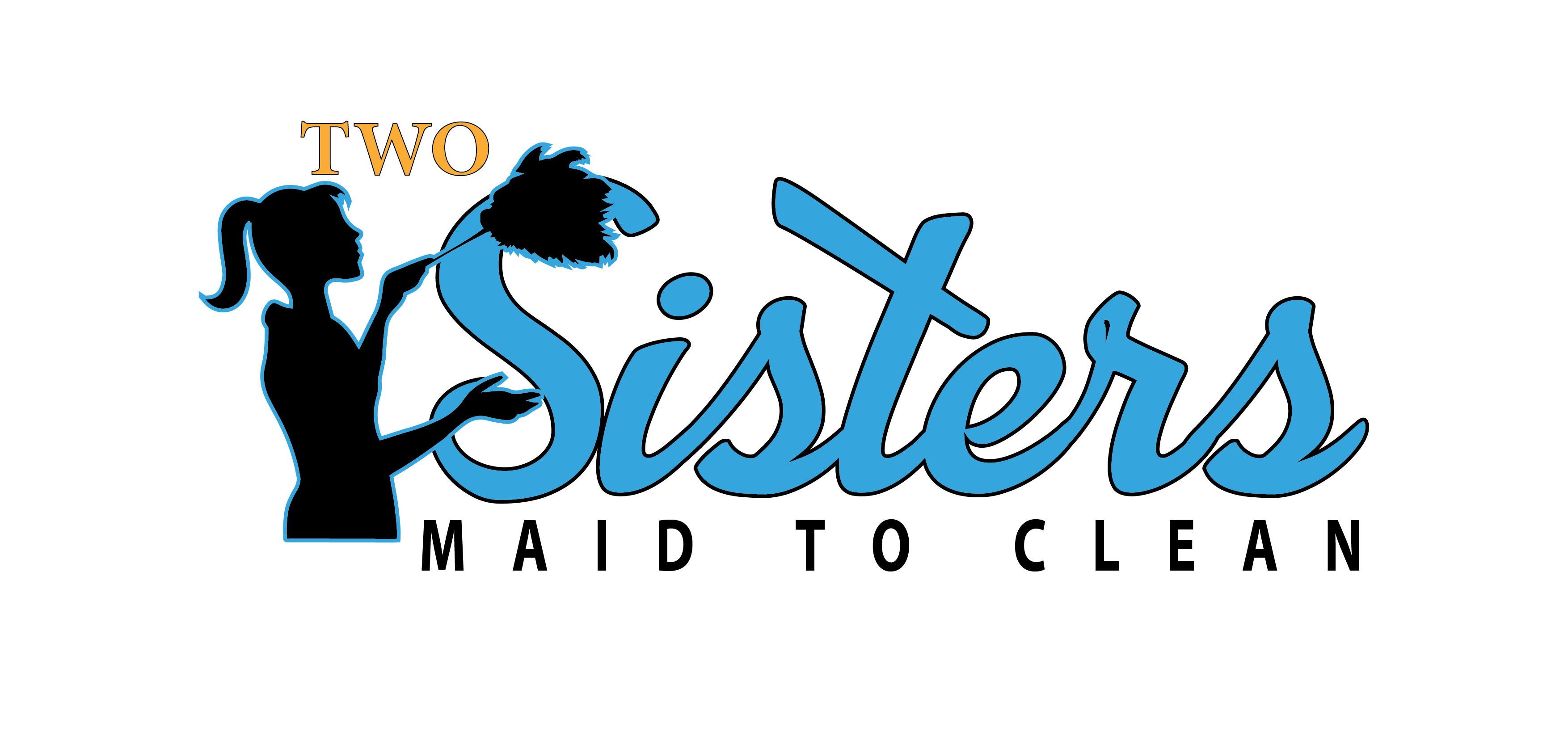 Two Sisters Maid To Clean Logo