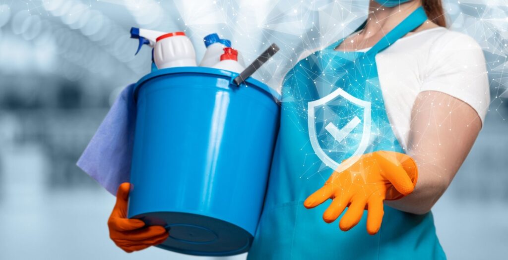 St. Louis family relaxing in their clean, eco-friendly home after a professional cleaning service